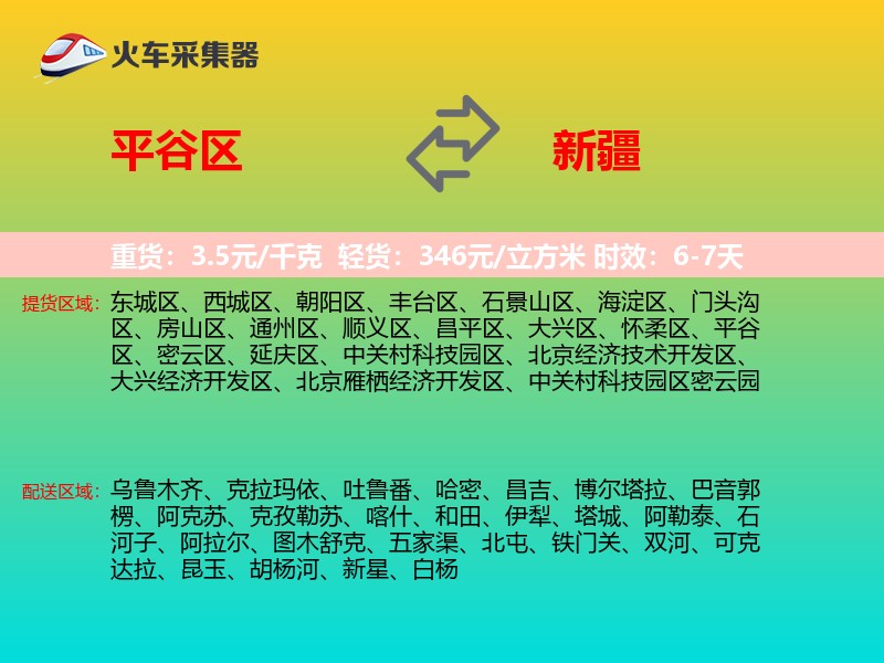 平谷区到新疆轿车托运