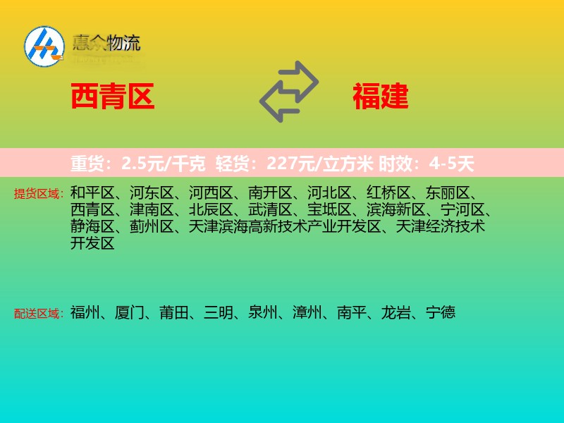 西青区到福建长途搬家