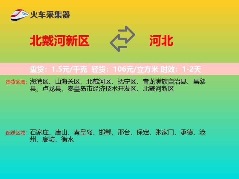北戴河新区到河北长途搬家