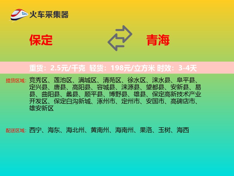 保定到青海轿车托运