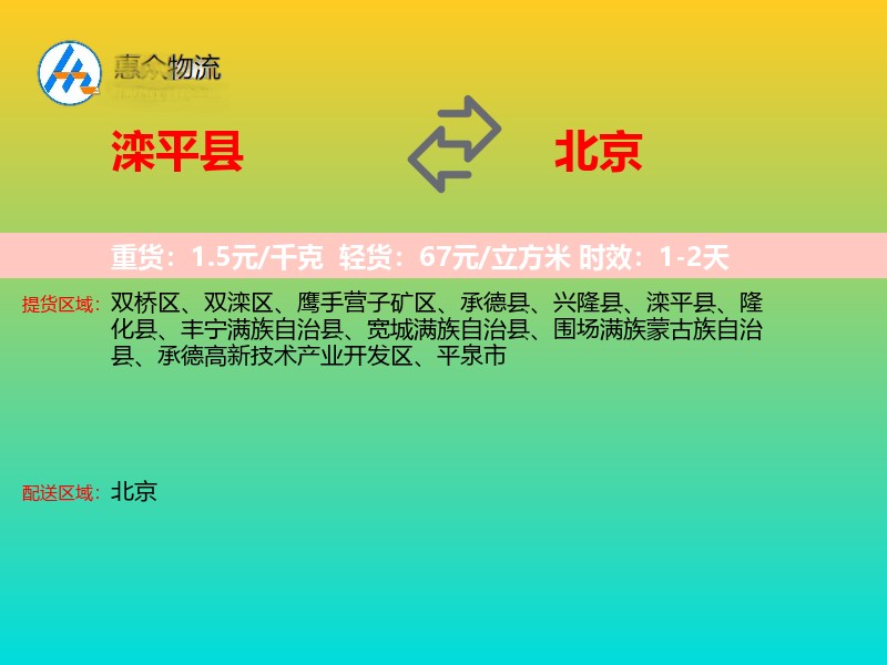 滦平县到北京轿车托运