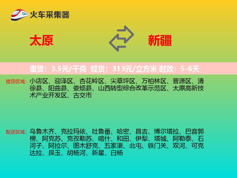 太原到新疆轿车托运