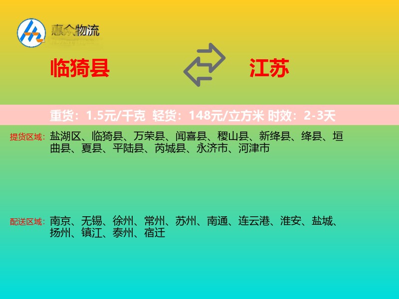 临猗县到江苏长途搬家