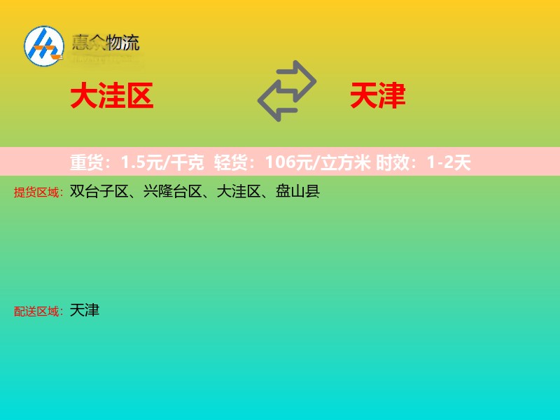 大洼区到天津长途搬家