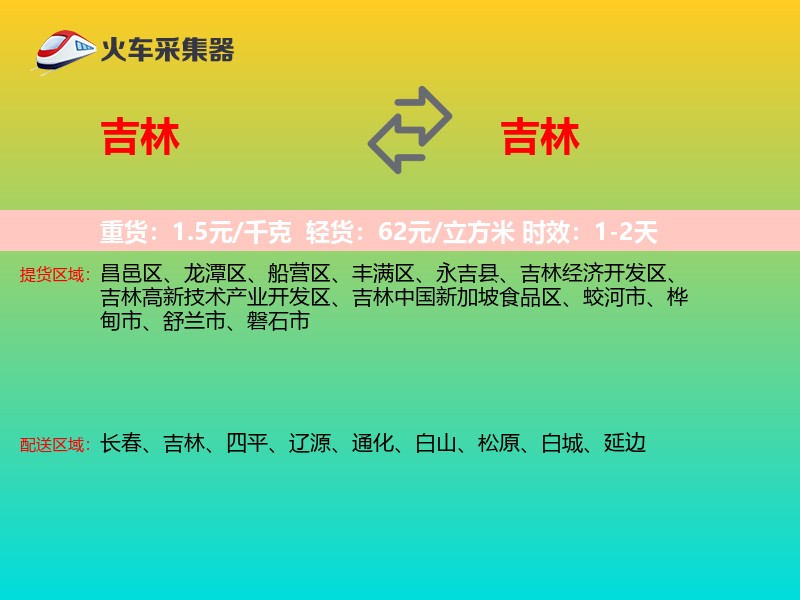 吉林到吉林轿车托运