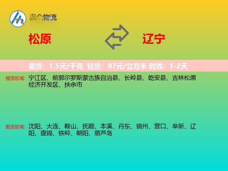 松原到辽宁轿车托运