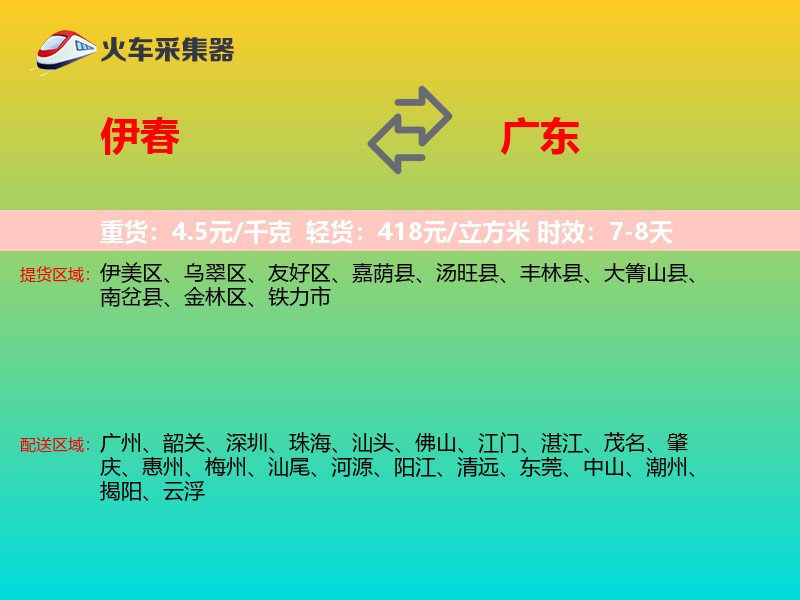 伊春到广东长途搬家