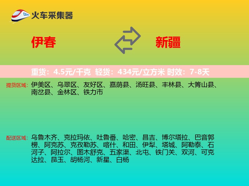 伊春到新疆长途搬家