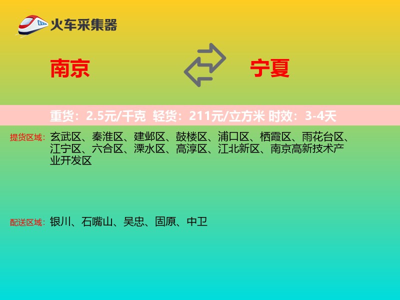 南京到宁夏长途搬家