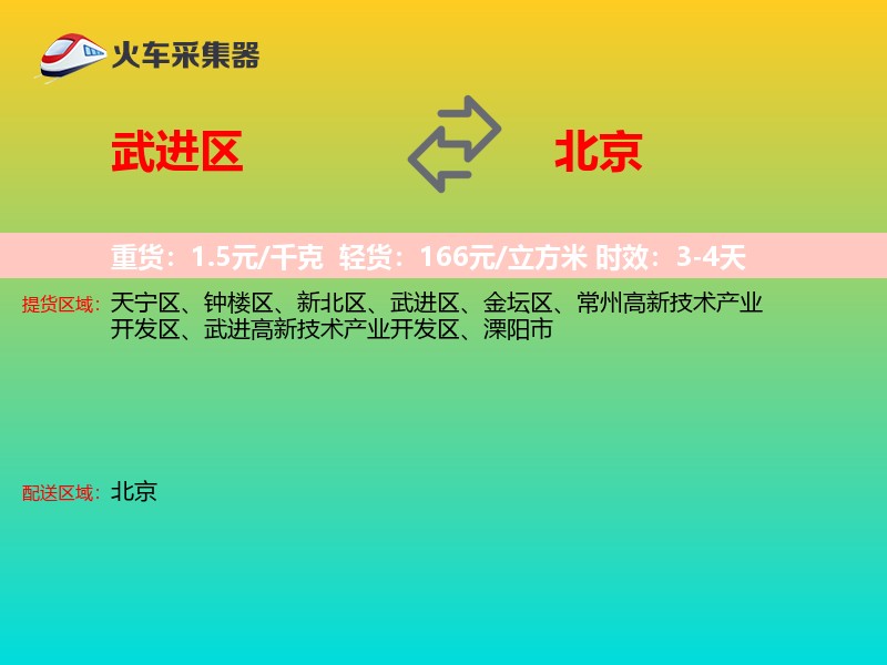 武进区到北京长途搬家