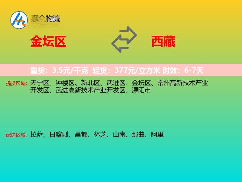 金坛区到西藏长途搬家