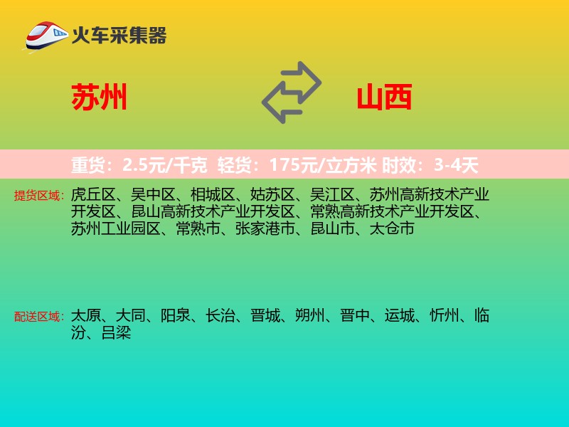 苏州到山西轿车托运