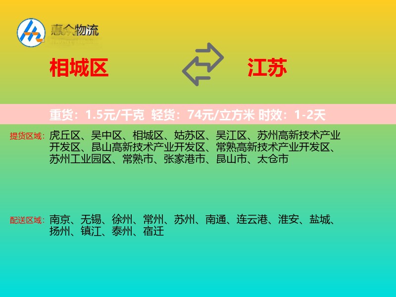相城区到江苏长途搬家