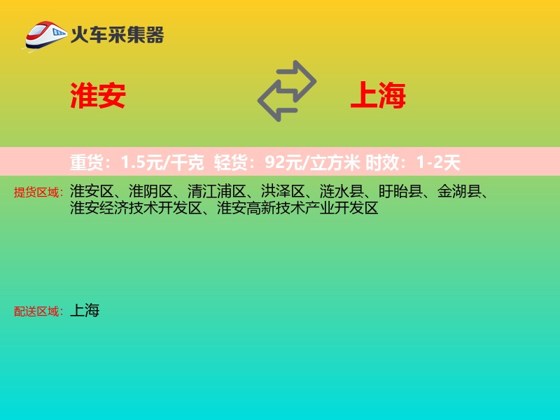 淮安到上海长途搬家