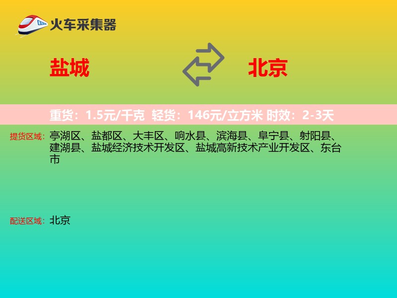 盐城到北京长途搬家
