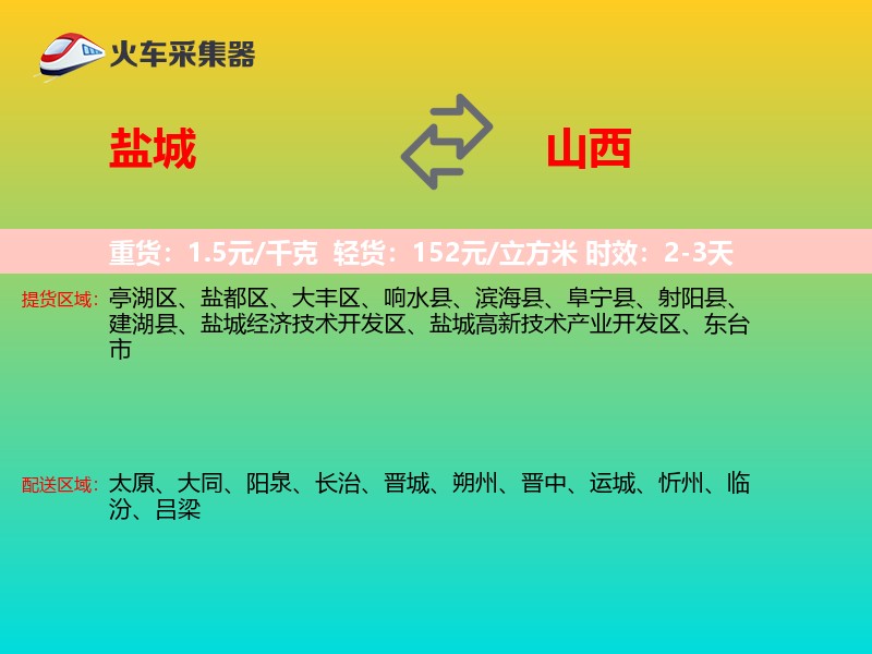 盐城到山西轿车托运
