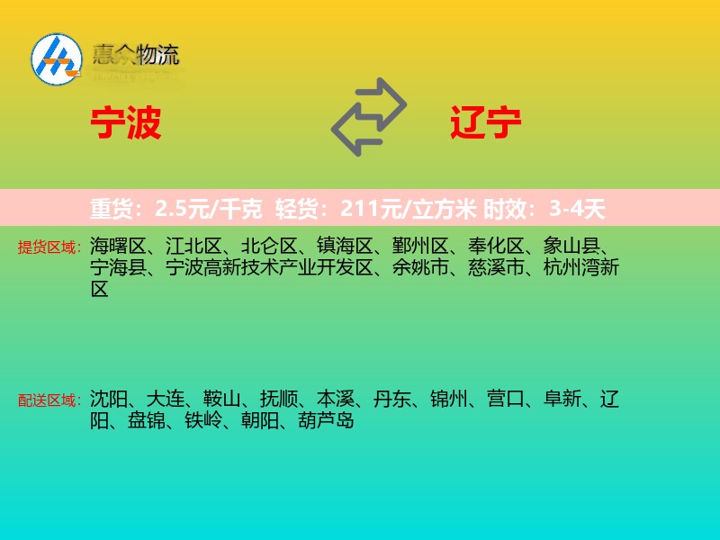 宁波到辽宁轿车托运