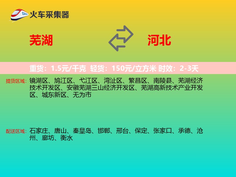 芜湖到河北长途搬家