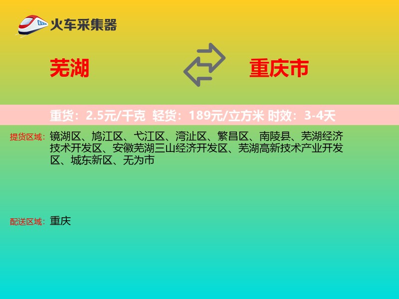 芜湖到重庆市轿车托运