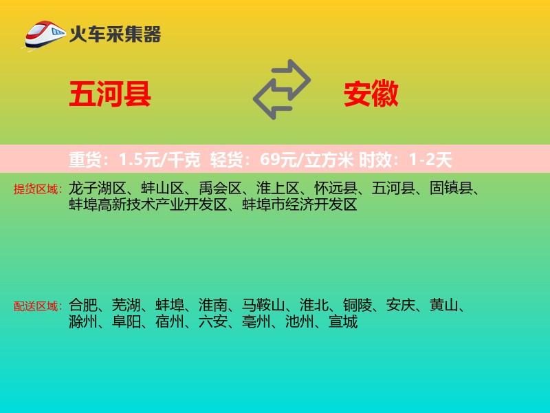五河县到安徽长途搬家