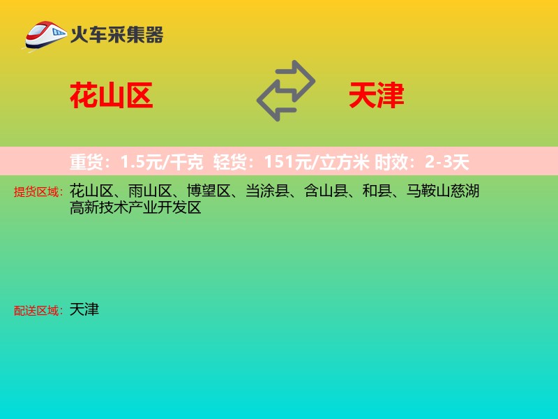 花山区到天津轿车托运