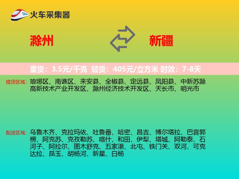 滁州到新疆长途搬家