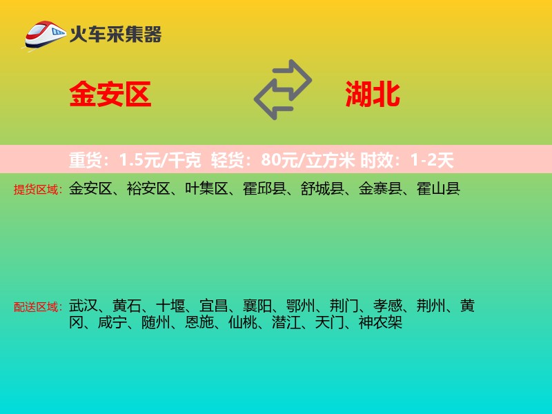 金安区到湖北长途搬家
