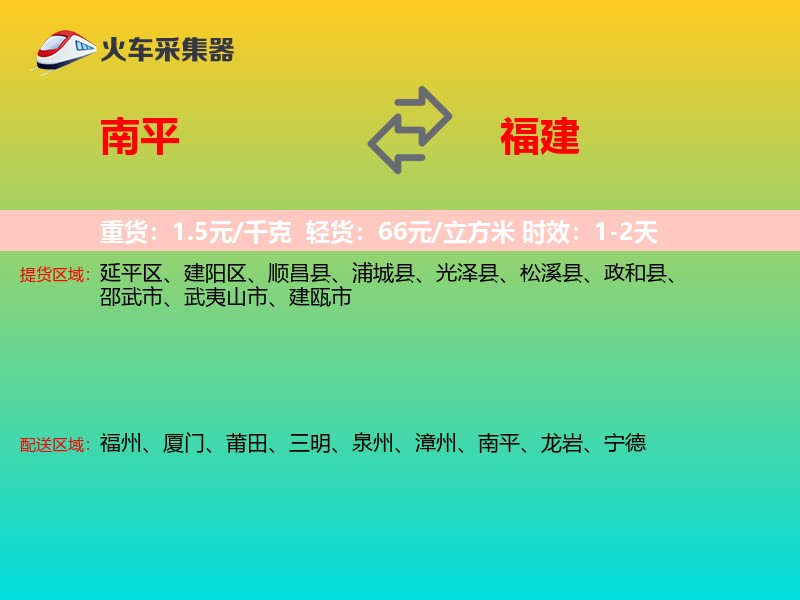 南平到福建长途搬家