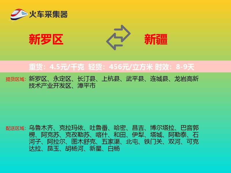 新罗区到新疆长途搬家