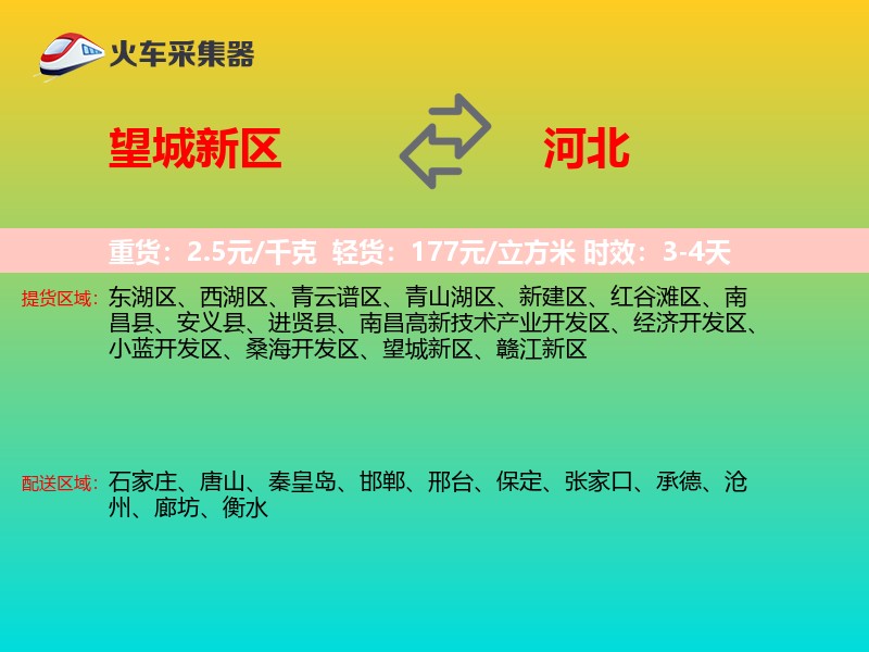 望城新区到河北长途搬家
