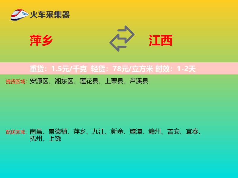 萍乡到江西长途搬家