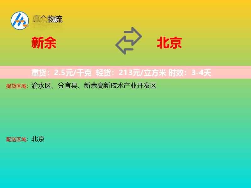 新余到北京轿车托运