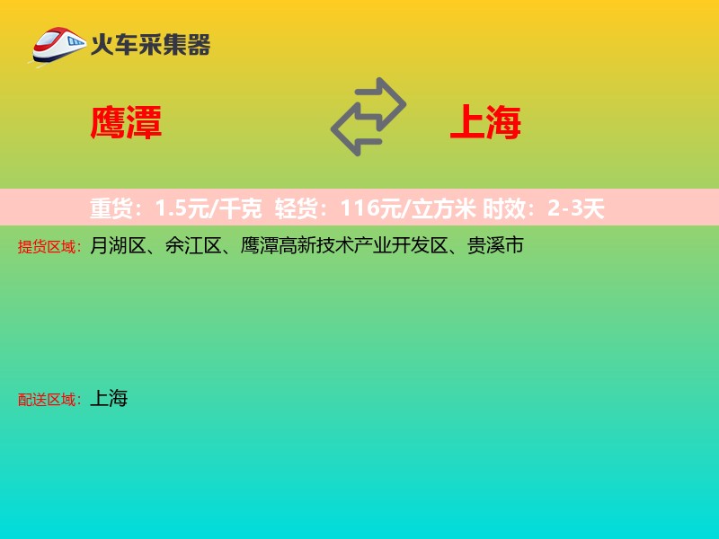 鹰潭到上海长途搬家