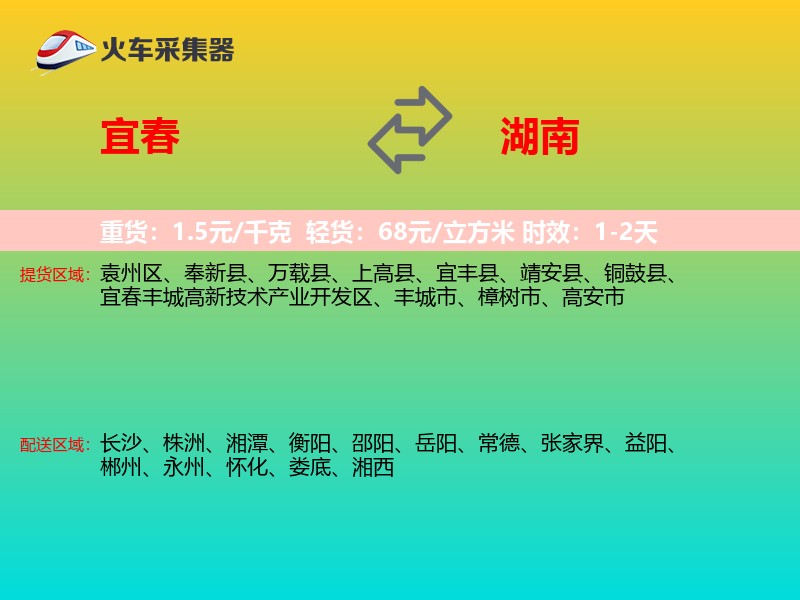 宜春到湖南轿车托运