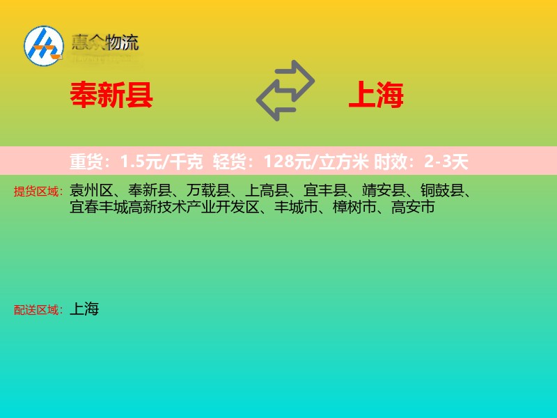 奉新县到上海长途搬家