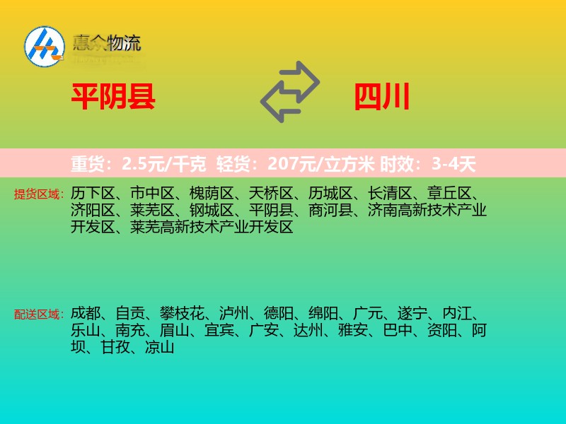 平阴县到四川轿车托运