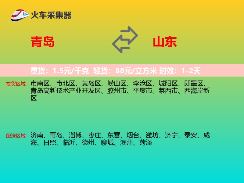 青岛到山东轿车托运
