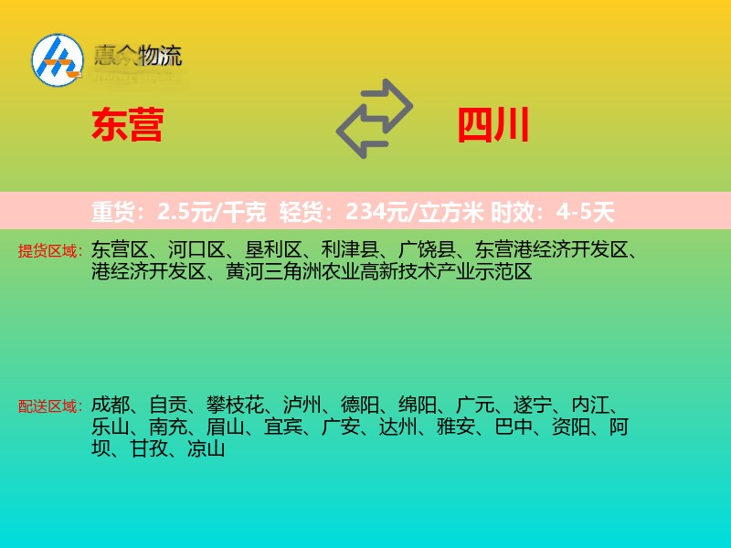 东营到四川长途搬家