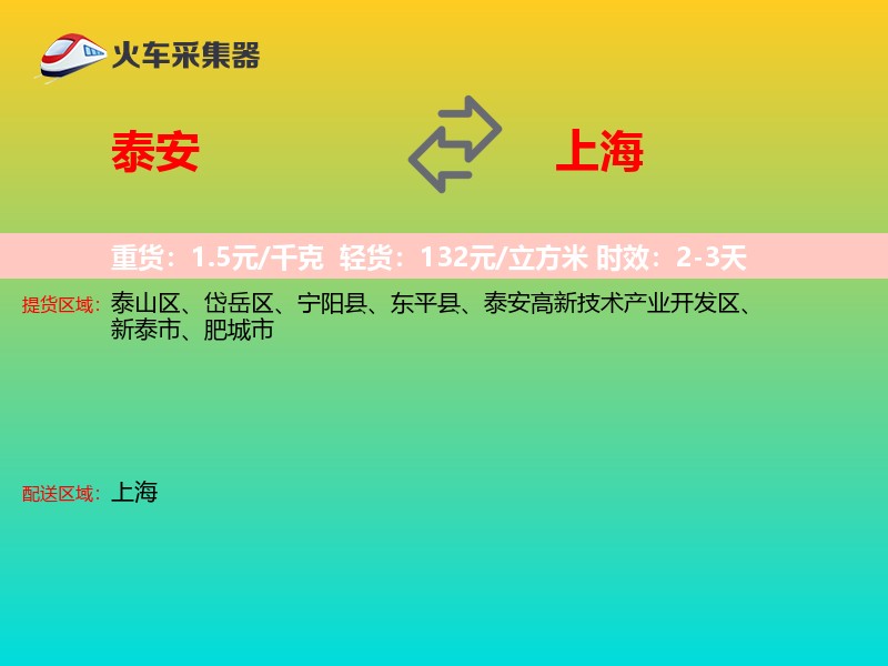 泰安到上海轿车托运