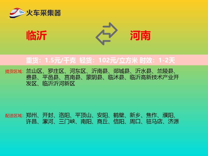 临沂到河南轿车托运