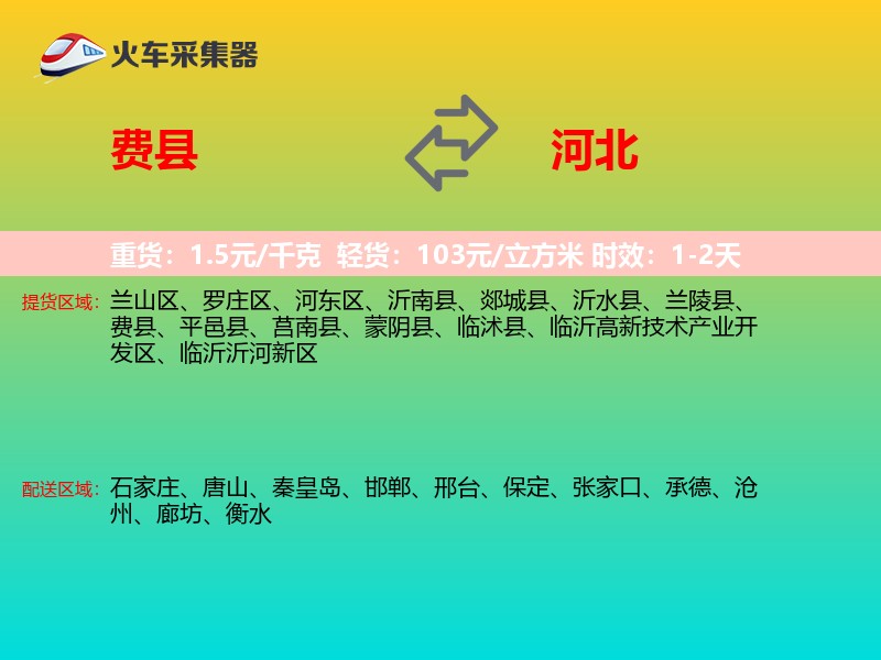 费县到河北长途搬家