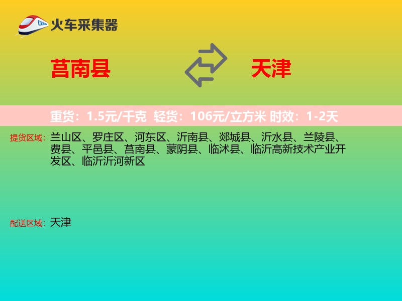 莒南县到天津轿车托运