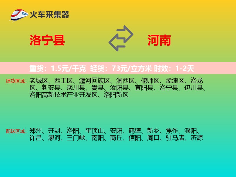洛宁县到河南长途搬家