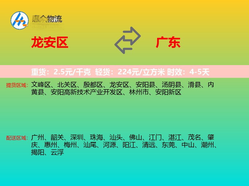 龙安区到广东长途搬家