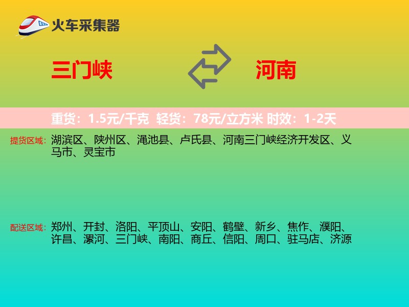 三门峡到河南轿车托运