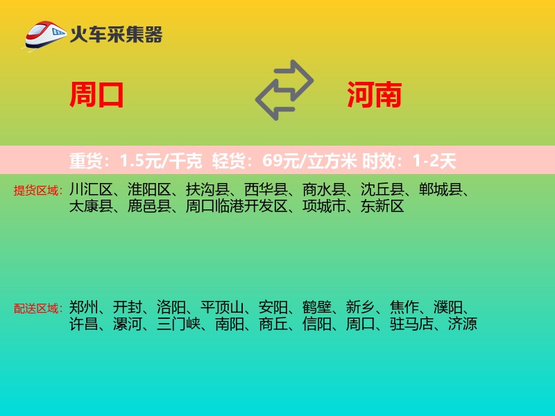 周口到河南轿车托运