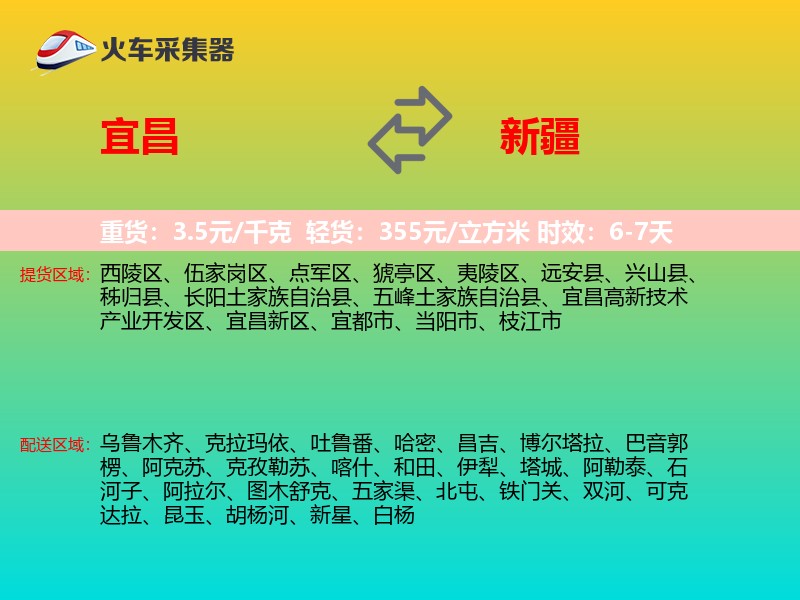宜昌到新疆长途搬家