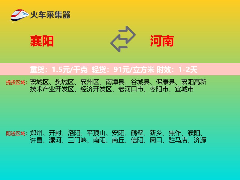 襄阳到河南长途搬家