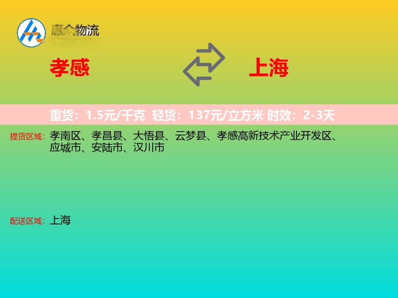 孝感到上海长途搬家
