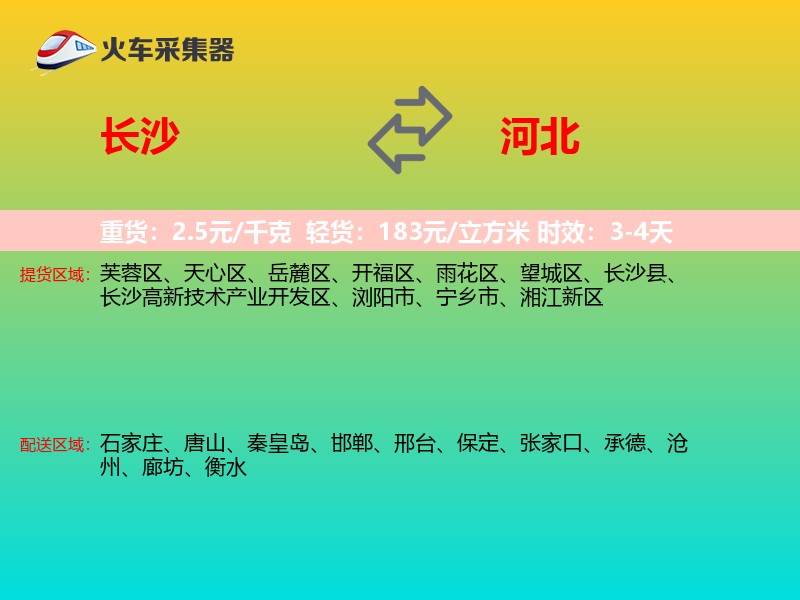 长沙到河北轿车托运